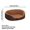 Cama para mascota lunares M - Imagen 8