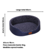 Cama para mascota lunares M - Imagen 7