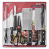 Set 8 cuchillas de cocina de acero inoxidable - Imagen 3