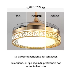 ventilador retractil de techo